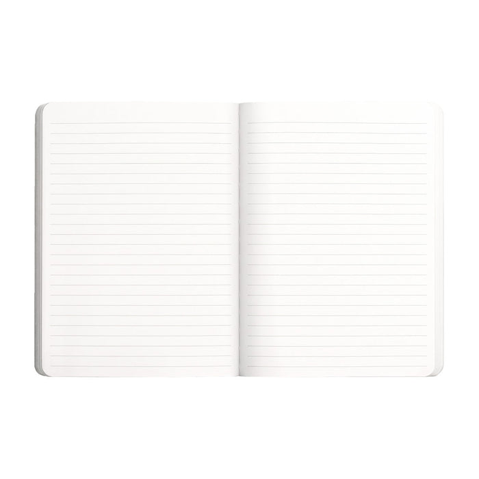 Striped Flamingo A6 Premium Paperback Notebook