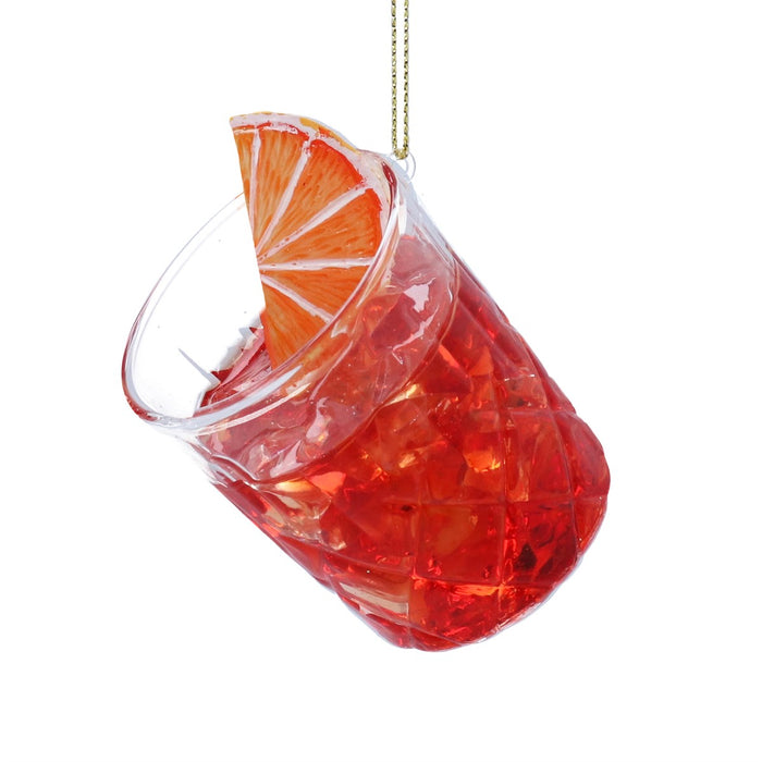 Negroni Glass Hanging Decoration