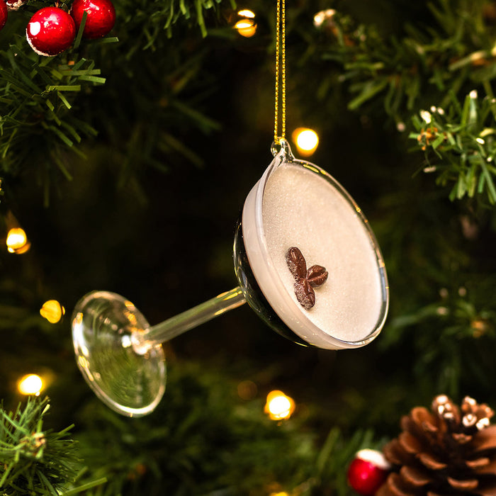 Espresso Martini Glass Hanging Decoration