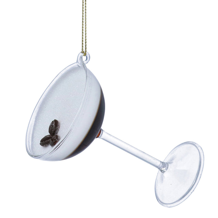 Espresso Martini Glass Hanging Decoration