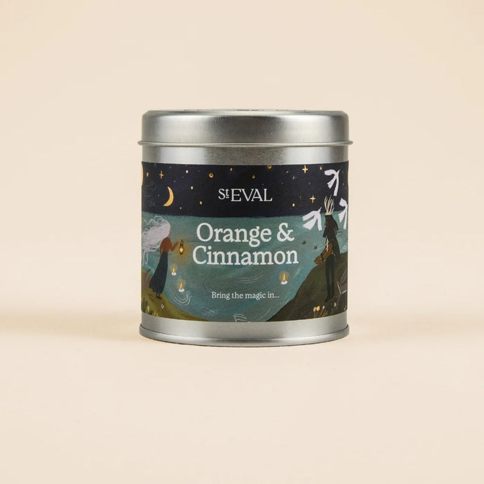 Orange & Cinnamon, Christmas Scented Tin Candle