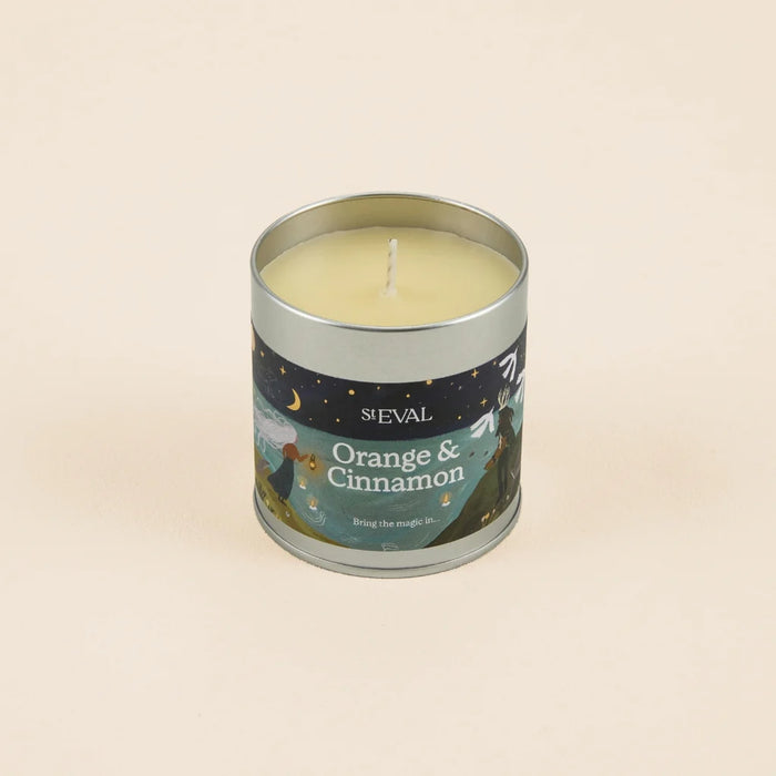 Orange & Cinnamon, Christmas Scented Tin Candle