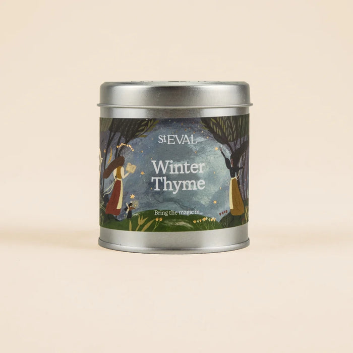 Winter Thyme, Christmas Scented Tin Candle