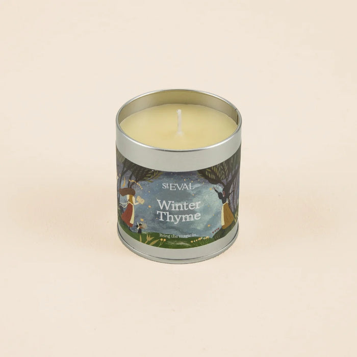 Winter Thyme, Christmas Scented Tin Candle