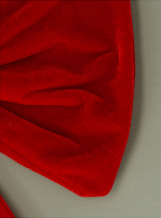 Velvet Bow Clip-On Decoration
