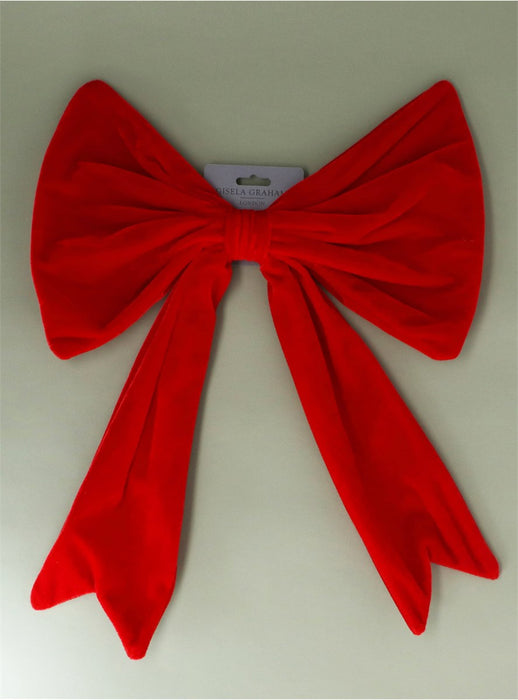 Velvet Bow Clip-On Decoration