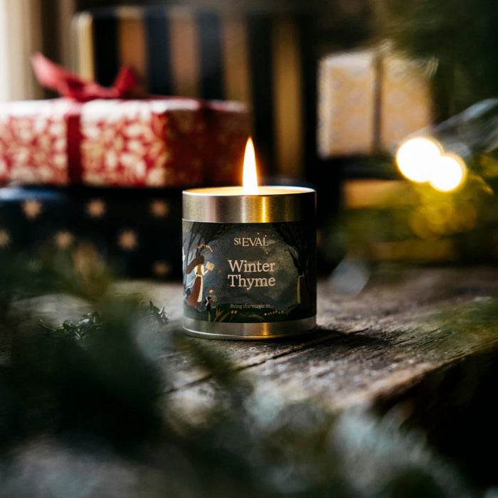 Winter Thyme, Christmas Scented Tin Candle