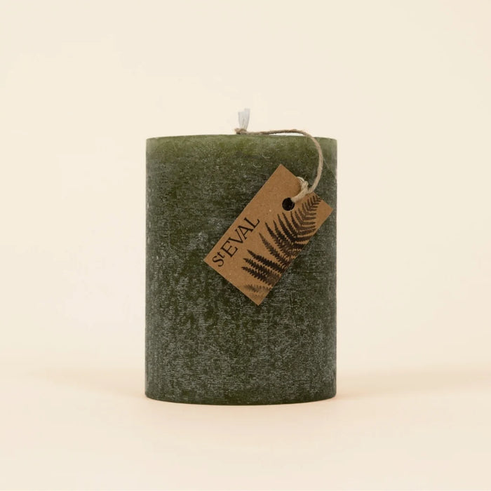 Granite & Moss Fragranced Pillar Candle