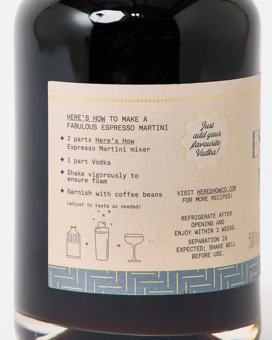 Espresso Martini Cocktail Mixer
