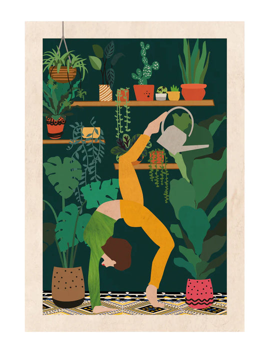 'Plant Yoga' Print