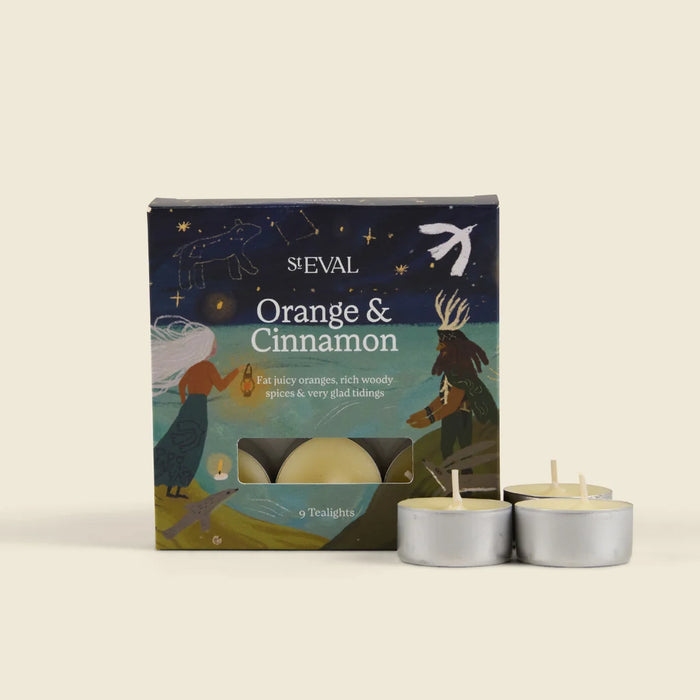 Orange & Cinnamon Christmas Scented Tealights