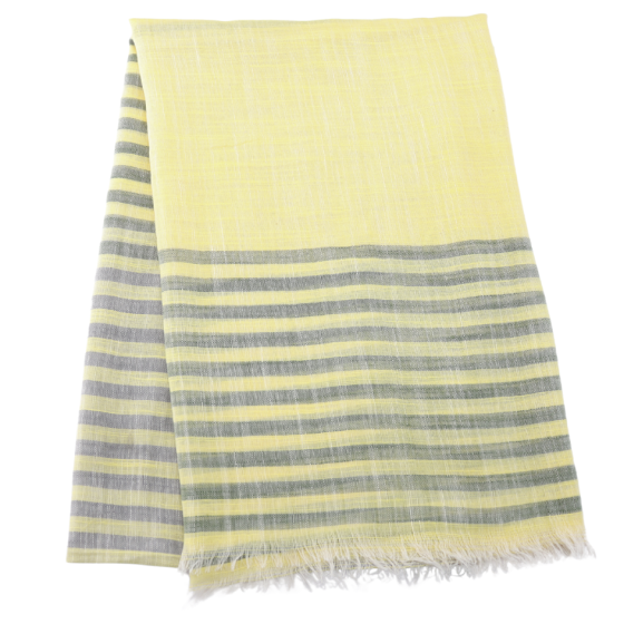 Striped Scarf - Lime