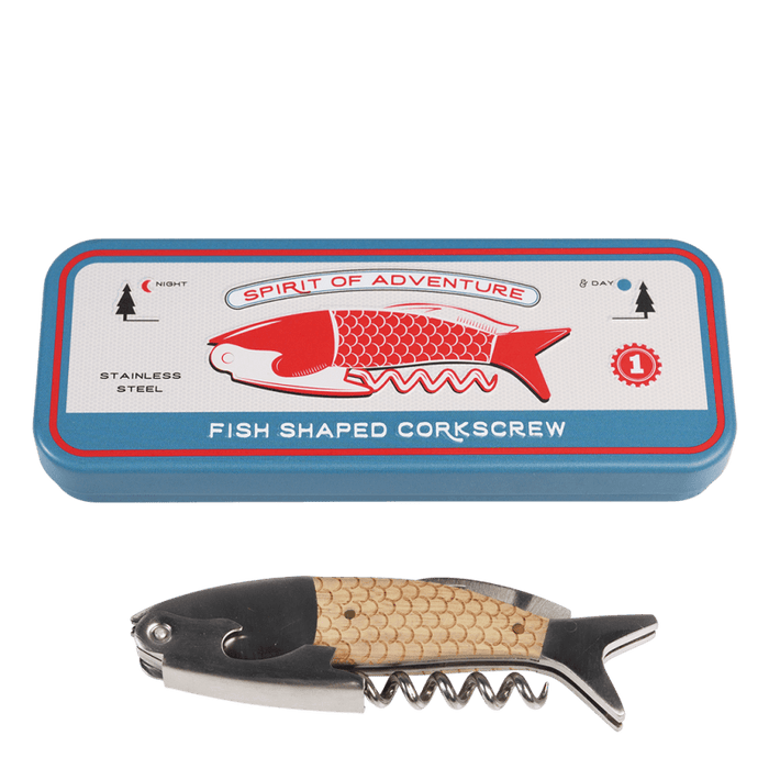 Fish Corkscrew in a Tin