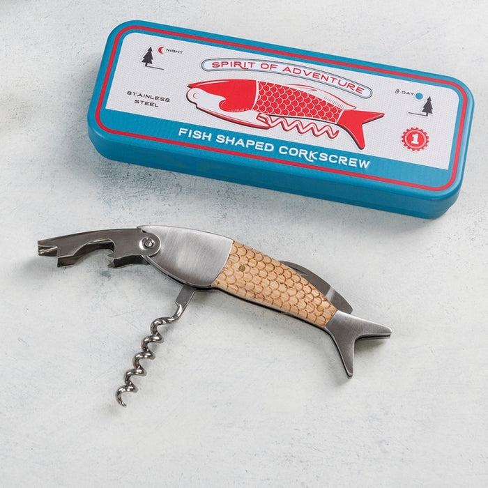 Fish Corkscrew in a Tin