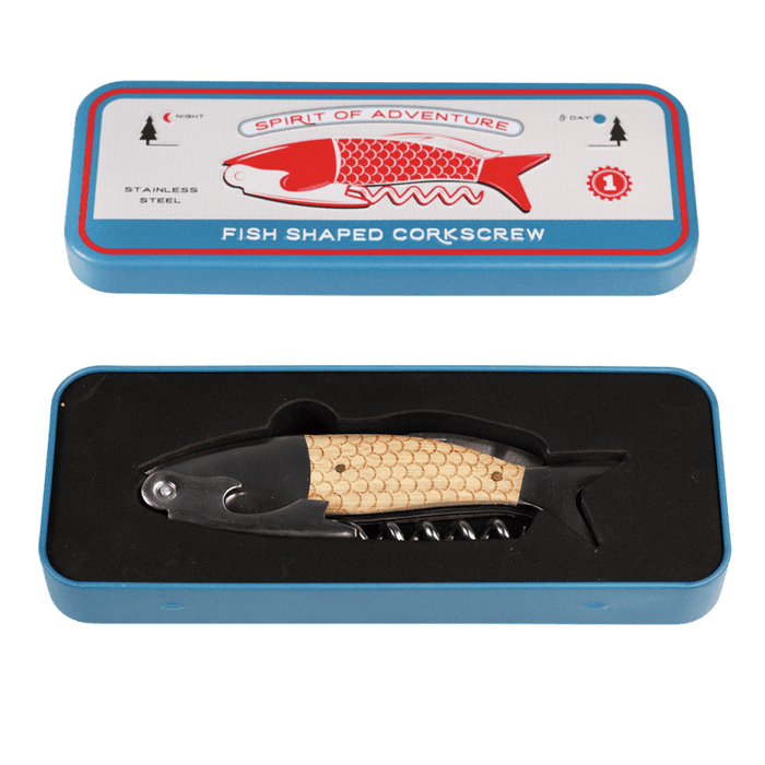 Fish Corkscrew in a Tin