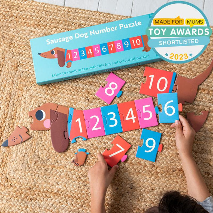 Sausage Dog Numbers Floor Puzzle