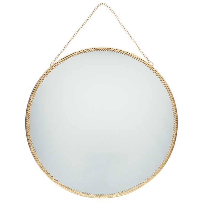 Circular Hanging Mirror