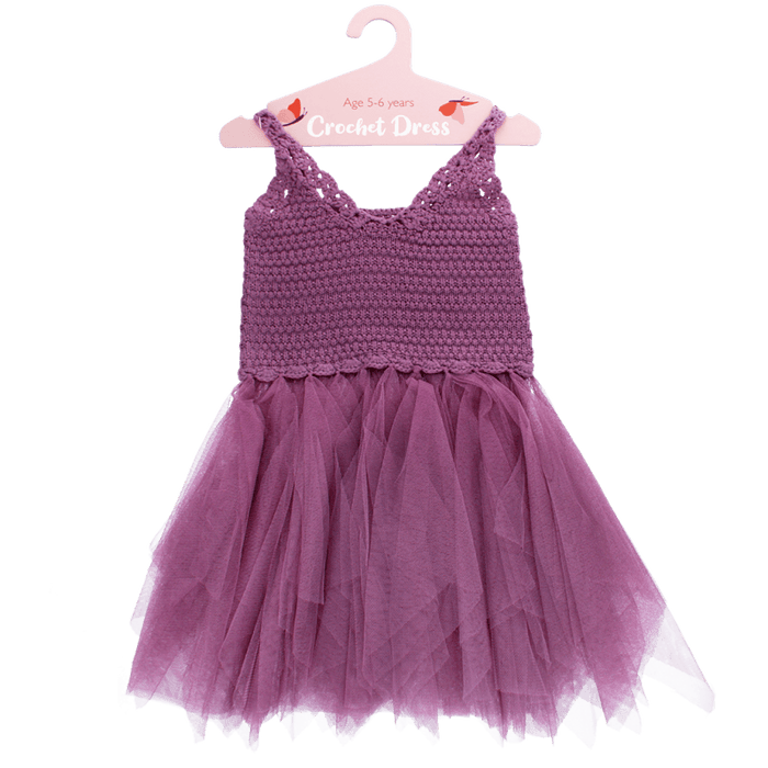 Children's Crochet Dress - 5-6 Years