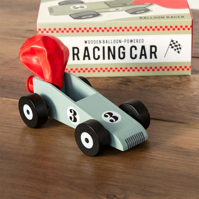 Wooden Balloon Powered Racing Car