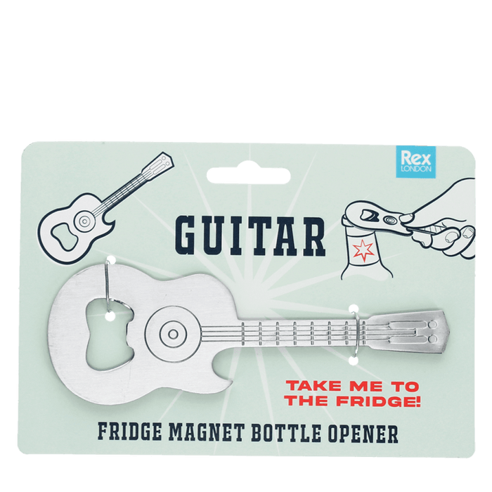 Guitar Fridge Magnet Bottle Opener