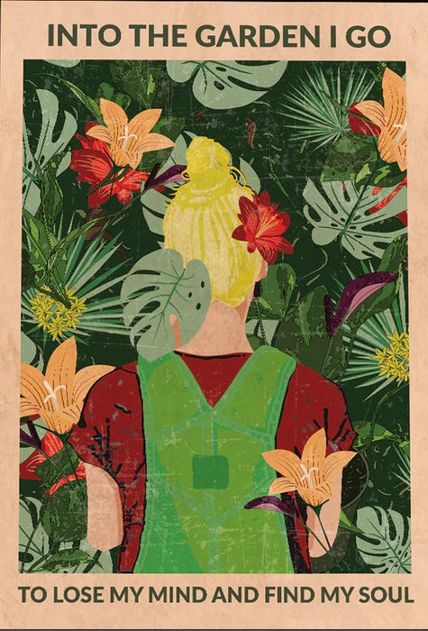 'Into The Garden' Print