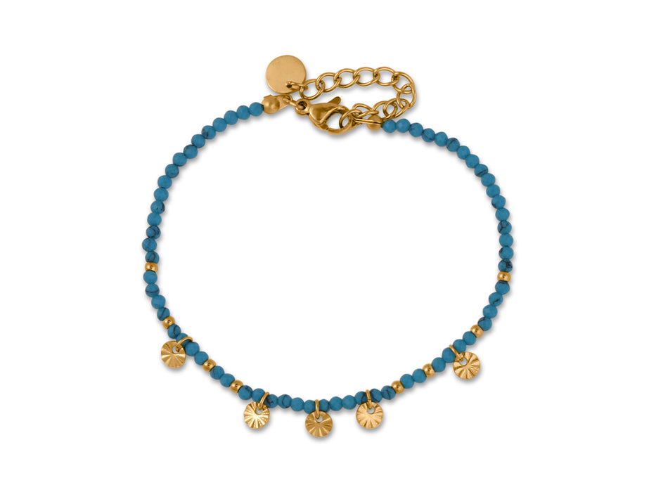 Anais Blue Beaded Bracelet