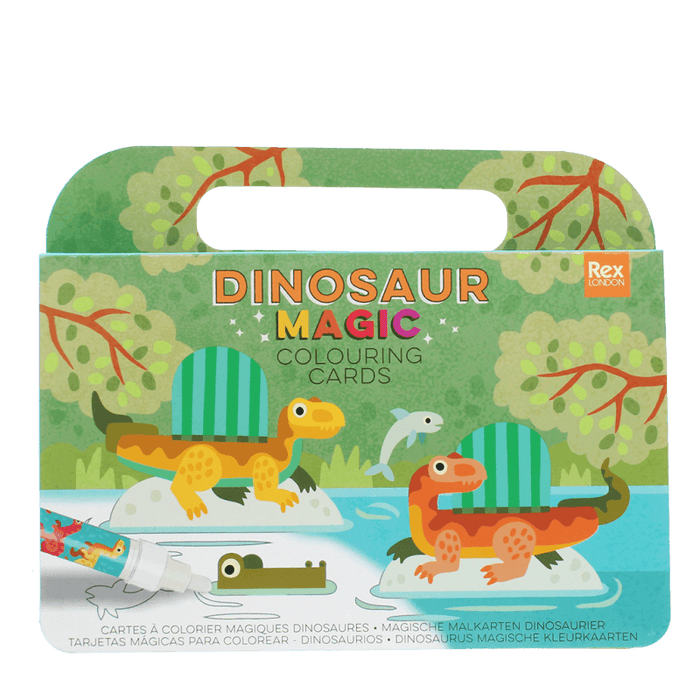 Magic Water Colouring Cards - Dinosaurs