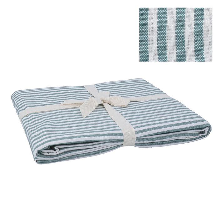 Ocean Green Cotton Tablecloth