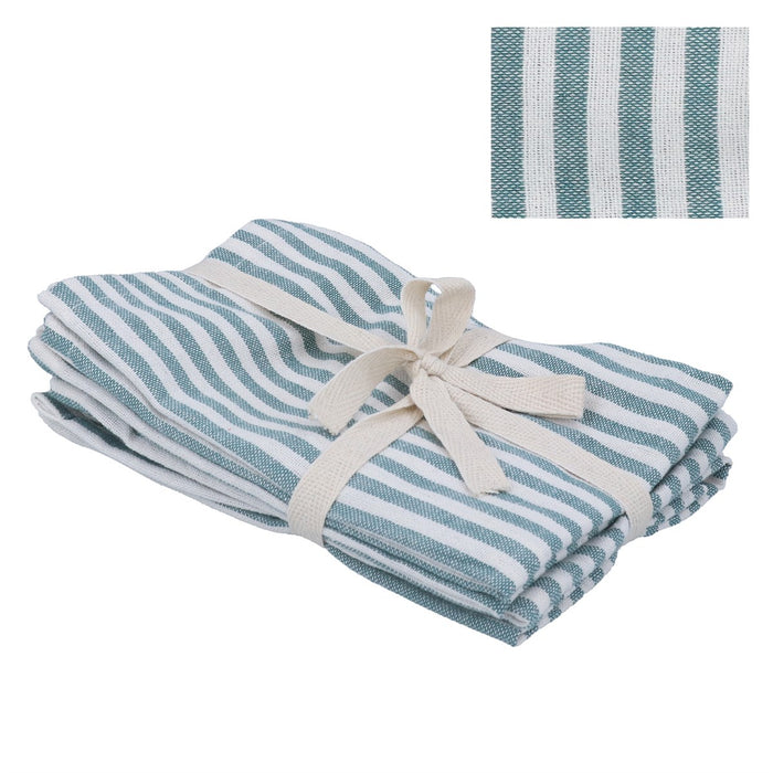 Ocean Green Cotton Napkins - Set of 4