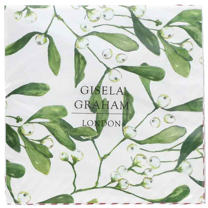 Christmas Mistletoe Napkins - Pack of 20