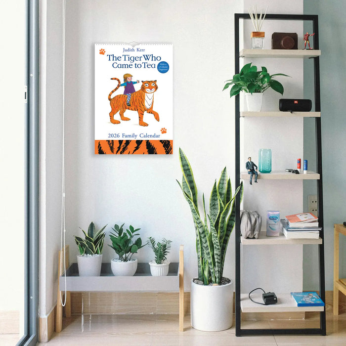 Tiger Who Came to Tea 2026 A3 Family Calendar