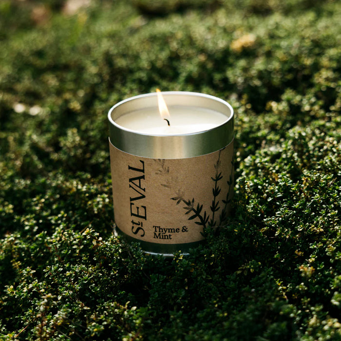 Thyme & Mint, Scented Tin Candle