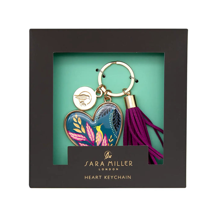 Sara Miller Heart Keyring