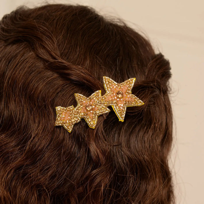 Gold Star Hair Clip