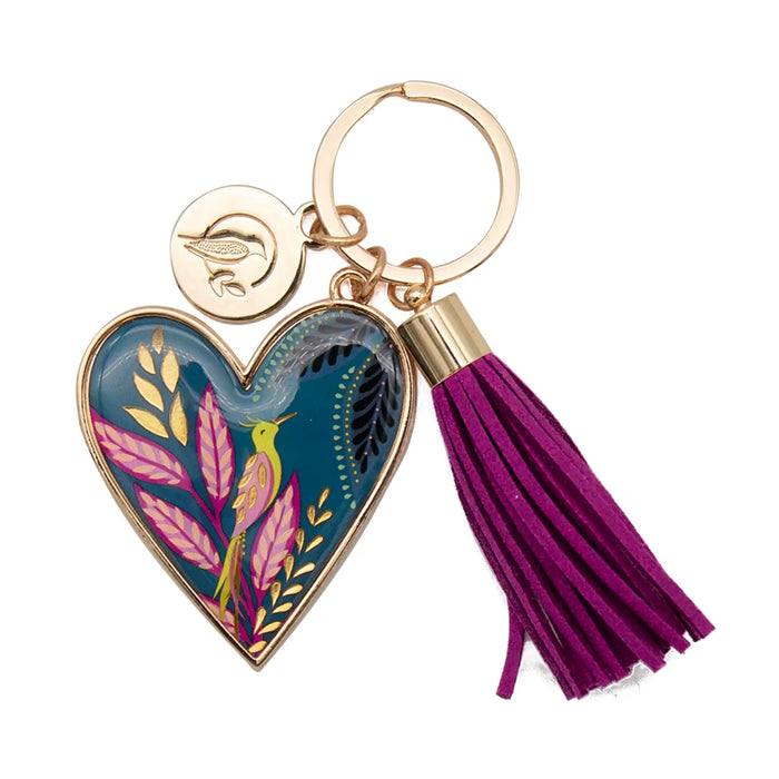Sara Miller Heart Keyring