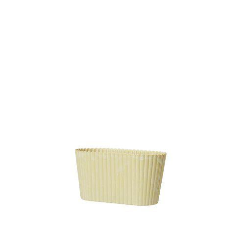 Recycled Plastic Scalloped Oval Plant Pots