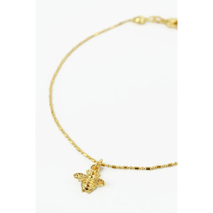 Tiny Bee Gold Bracelet
