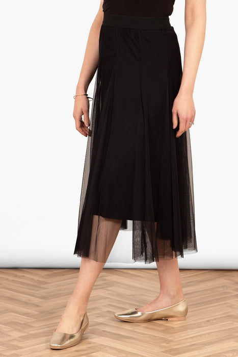 Black Tulle Swing Skirt