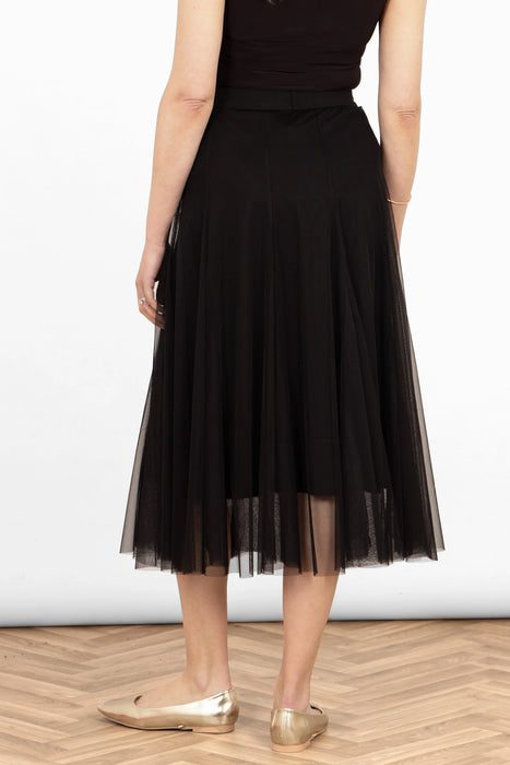 Black Tulle Swing Skirt