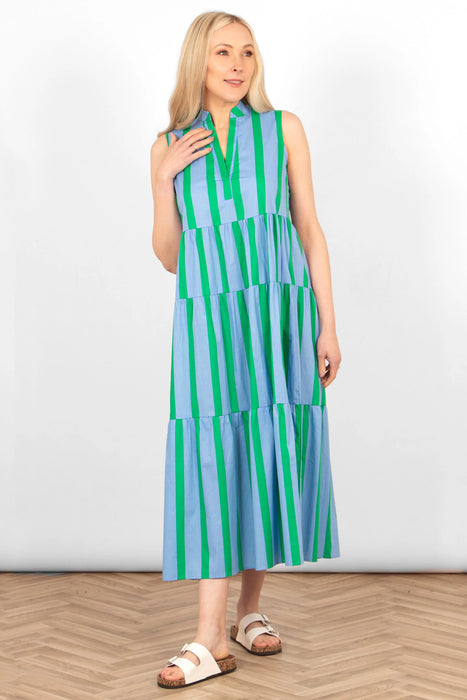 Ainsley Tiered Sleeveless Maxi Dress