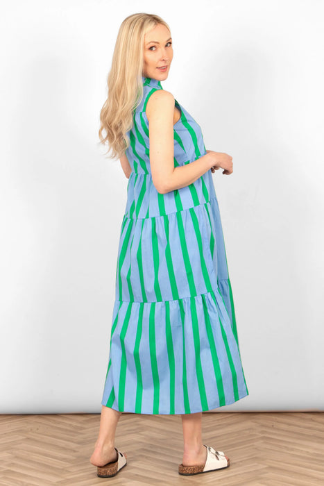 Ainsley Tiered Sleeveless Maxi Dress