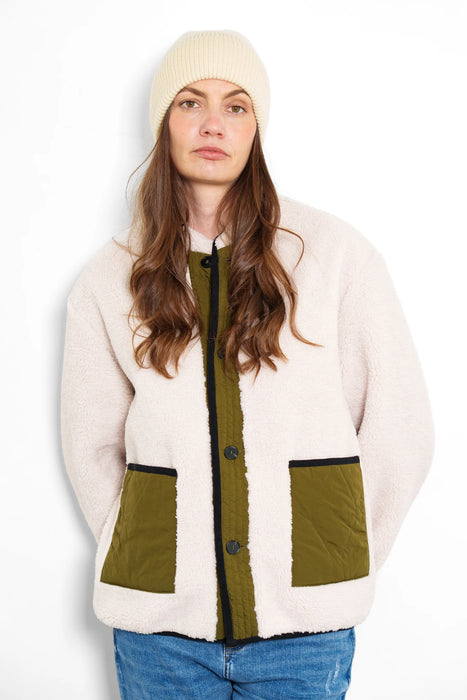 Borg Fleece Reversible Jacket