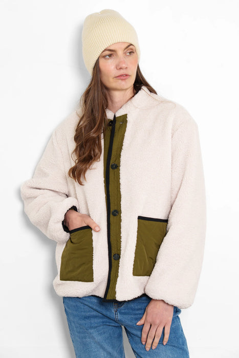 Borg Fleece Reversible Jacket