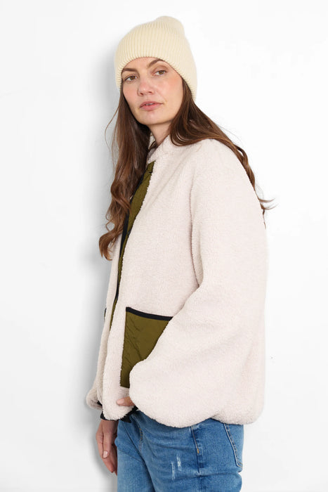 Borg Fleece Reversible Jacket