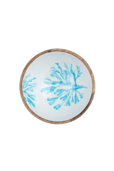 Seaweed wooden bowl 25cm