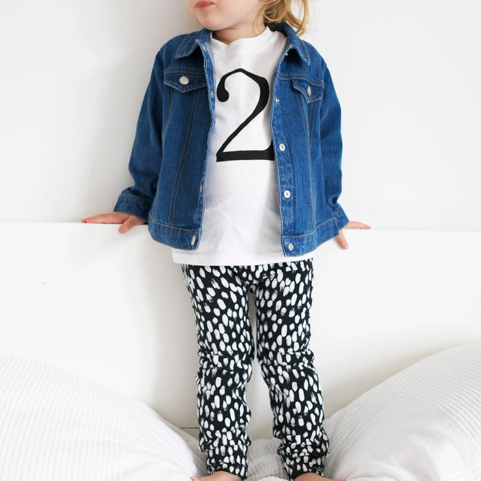 Childs Pink Leopard Denim Jacket