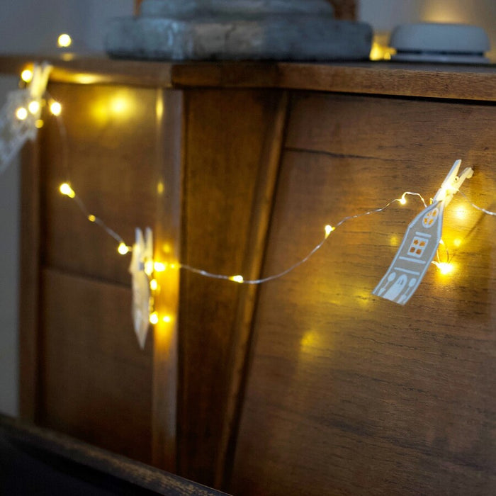 LED Silver Wire String Lights