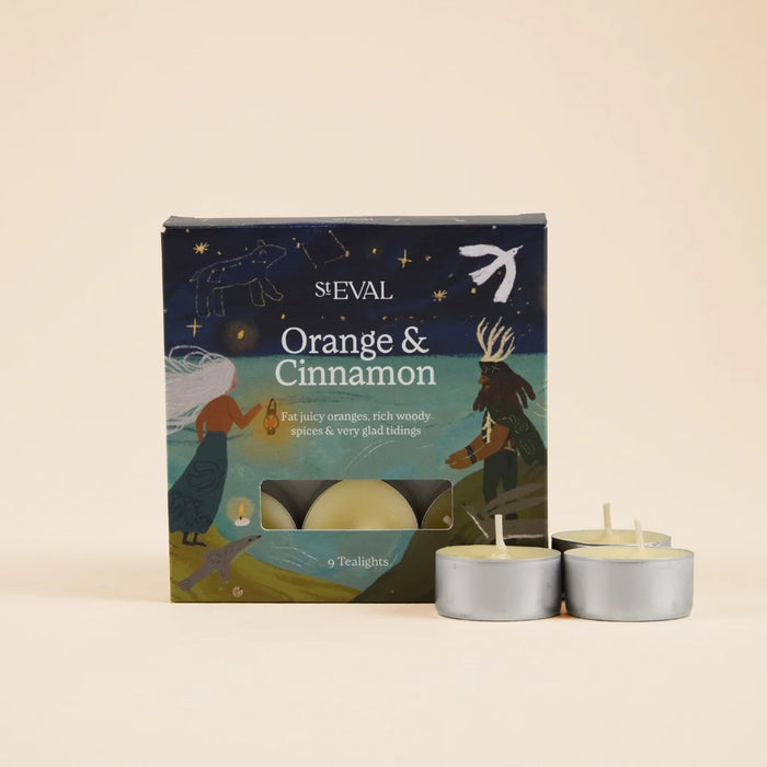 Orange & Cinnamon, Christmas Scented Tealights