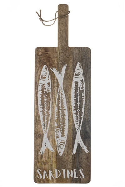 Etched Sardine Serving Board