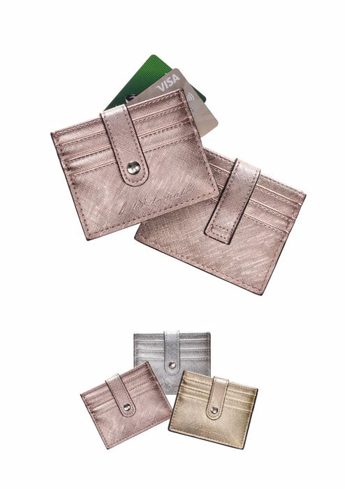 Metallic Card & Coin Purses